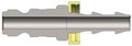 Dixon J2B2 1/4" TRUFLATE NIPPLE, 1/4" P-LOC Body Material: STEEL Body Size: 1/4"